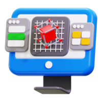 3d modeling. suitable for tech related graphics, digital marketing presentations, and virtual reality concepts png