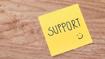 Supportive actions encouraging positivity office graphic design creative space close-up motivation photo
