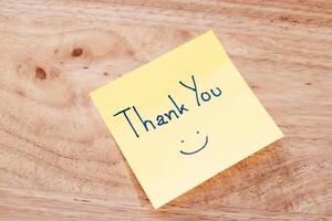 Gratitude note personal workspace digital content indoor setting close-up view simple acknowledgment photo