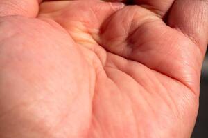 Hand gesture showing emotion close-up shot human interaction personal environment intimate viewpoint photo
