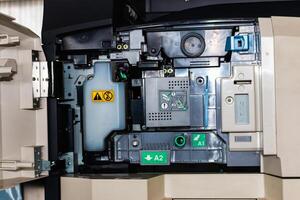 Enhancing operational efficiency technical inspection of copier machines in office environments photo