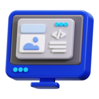 Frontend 3D Icon png