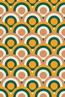 geometric circle pattern background vector
