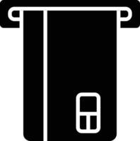 ATM Card Transaction, Secure Banking Icon Design icon solid style vector