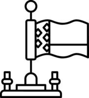 Belarus Outline Style Icon vector