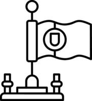 Portugal Outline Style Icon vector