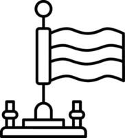 Bolivia Outline Style Icon vector