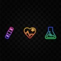band or bandage aid icon.neon style. pain healing symbol. break correction symbol. trading error or leak manipulation. trauma handling icon. vector