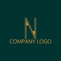 Gold symbol business rich logo design vector