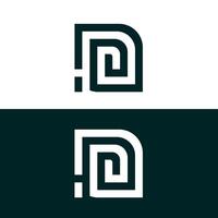 PD comapny emblem element vector