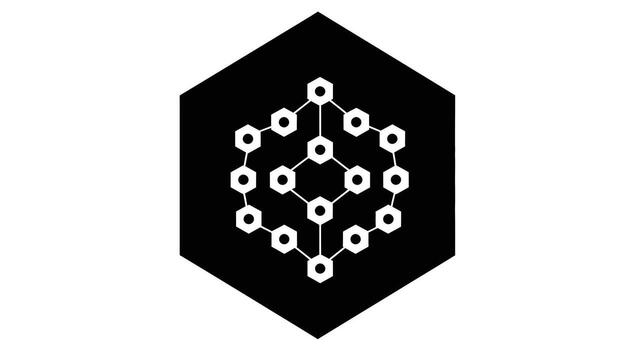 datos cubo resumen red gráfico. vector