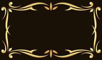 classic frame with subtle flourishes, creating an exquisite border for photos, diplomas, or any project needing a touch of refined elegance. vector