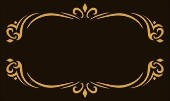 classic frame design perfect for vintage artwork, certificates, and luxury decor. Add a touch of timeless sophistication to your projects. vector