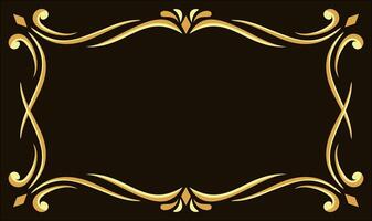 frame featuring a golden hue and intricate design, perfect for adding a touch of historical charm to any photo or artwork. vector