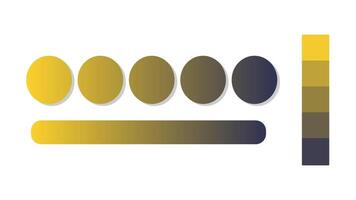 Abstract gradient background with Yellow and Dark Blue color palette. Abstract illustration with gradient blur design. Blurred colored abstract background. Colorful gradient illustration vector