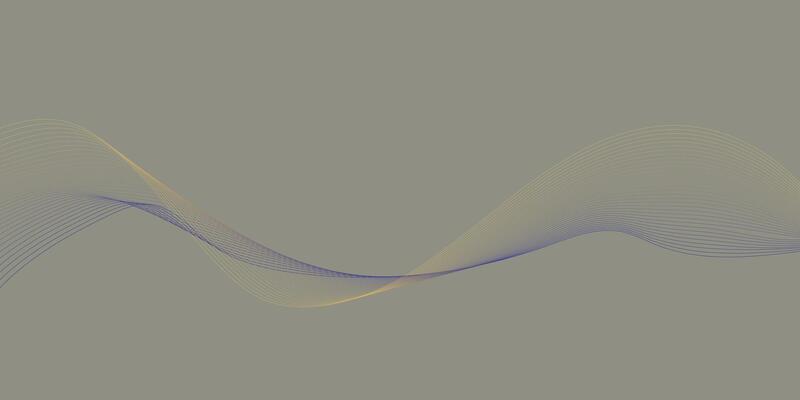 Abstract Wave Lines on Soft Background