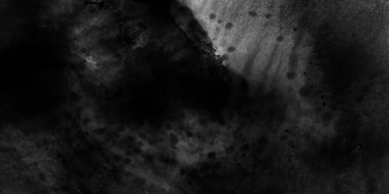 Dark Abstract Grunge Texture with Ink Stains and Shadows