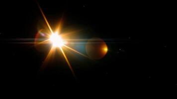Dynamic Radiant Lens Flare Overlay video