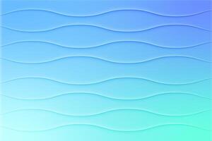Abstract light line wave modern soft luxury texture with green gradient smooth background. vector