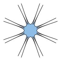 Starburst with Radial Symmetry vector