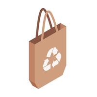 Icon green technology element isometric. vector