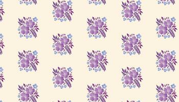 floral pattern using trendy floral drawing techniques and minimal line shapes for bedding vector