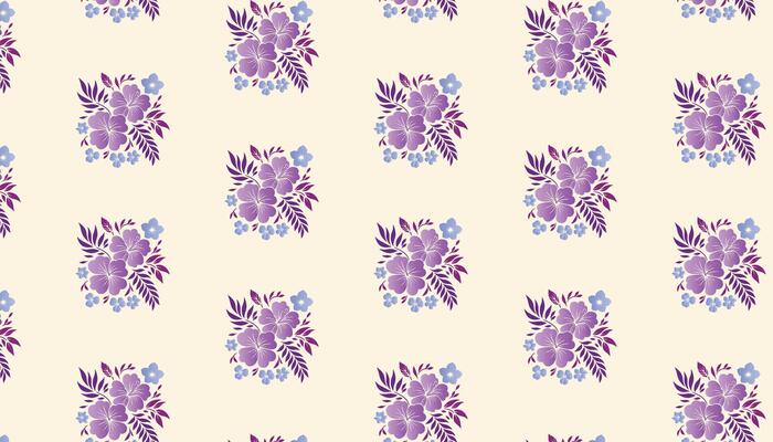 floral pattern using trendy floral drawing techniques and minimal line shapes for bedding