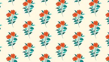 floral pattern with detailed floral textures and elegant rose compositions for gift wrapping vector