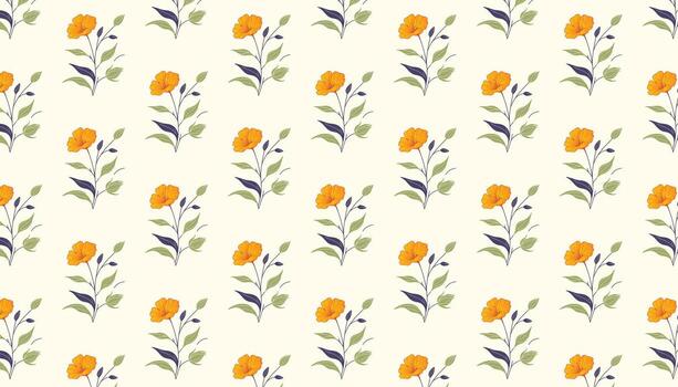 floral pattern created using rose sketches and contour lines for soft furnishings and fabric vector