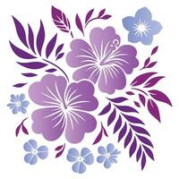 sketch style artwork of botanical blossom and leafy vines with elegant simplicity for modern decor themes vector