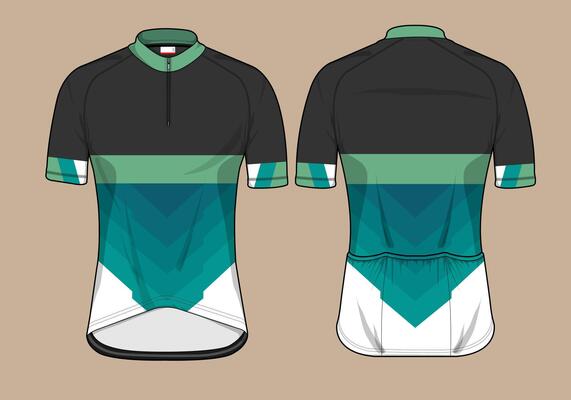 Cycling apparel uniform design
