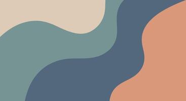 Serene abstract backdrop featuring fluid shapes in neutral earthy tones vector