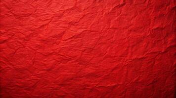 A red crumpled paper texture background photo