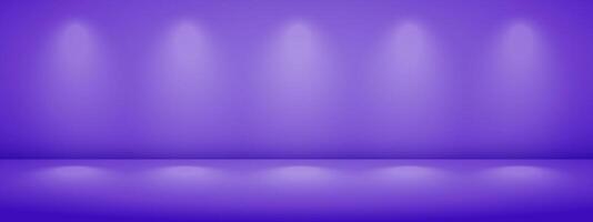 Limbo purple background with light shadow. Abstract studio gradient bg. Modern banner with empty space for advertising text. illustration. vector