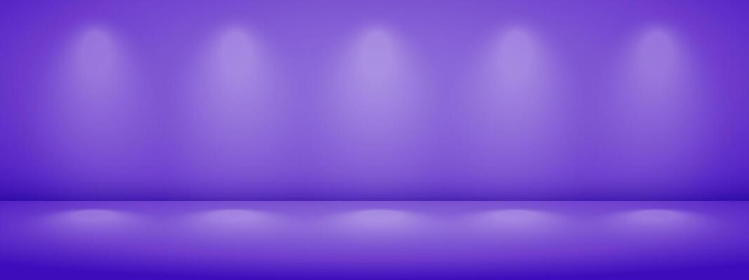 Limbo purple background with light shadow. Abstract studio gradient bg. Modern banner with empty space for advertising text. illustration.