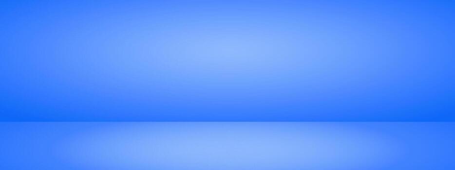 Limbo blue background. Abstract studio gradient bg. Modern banner with empty space for advertising text. illustration. vector