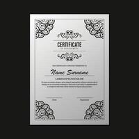 certificate of achievement academic vector