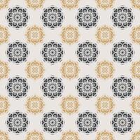 Decorative Ornamental Mandala Flower Seamless Repeating Elegant Pattern Background vector