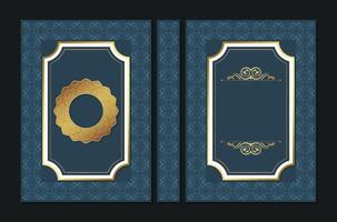 Decorative certificate template design vector