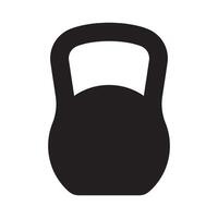 Kettlebell icon. Weight shape. vector