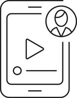 online calling icon vector