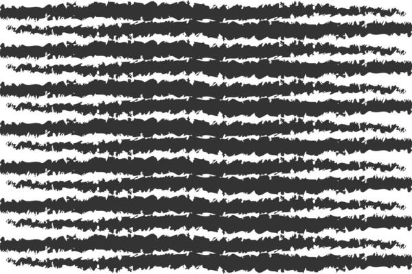 Abstract grunge horizontal brush strokes pattern with jagged edges isolated on transparent background