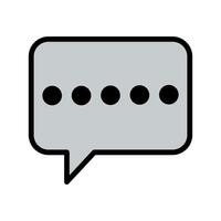 message waiting icon illustration vector