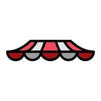 store awning icon design illustration vector