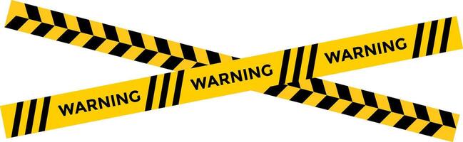 Yellow and black caution warning tape frame. designed for industrial safety. Caution tape border and safety stripe. roadwork construction sign vector