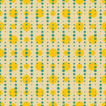 Yellow Circle Pattern vector