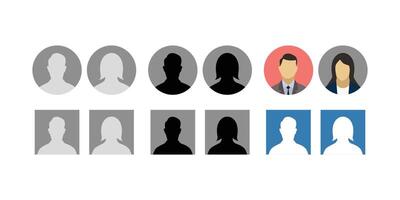 profile icon, avatar icon collections vector