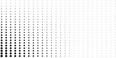 black and white dot halftone background vector