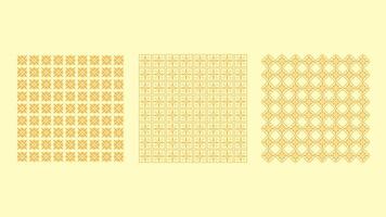 High-Quality Set of Geometric Pattern Designs for textile fabric use vector