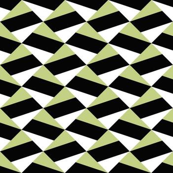 Seamless random three color pattern background design vector